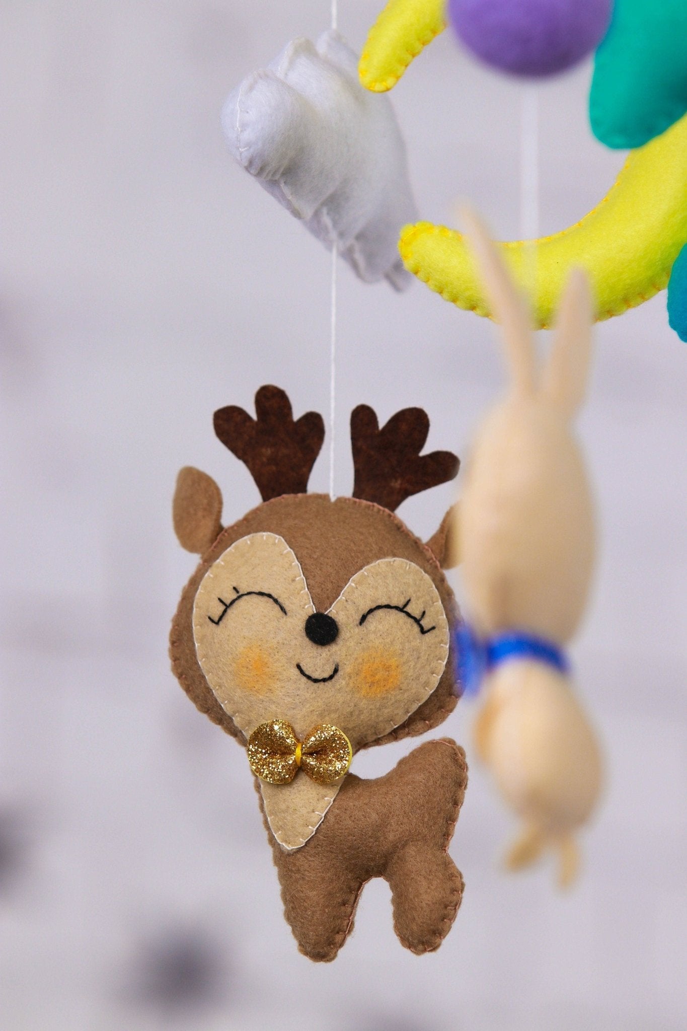 Sky And Animals Baby Mobile - WoollyFox