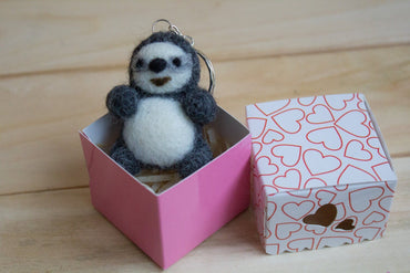 Sloth Keychain Ornament - WoollyFox