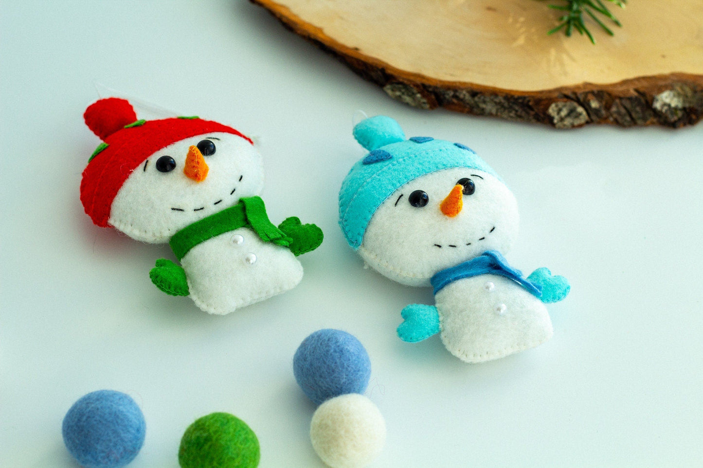 Snowman Christmas Ornament - WoollyFox