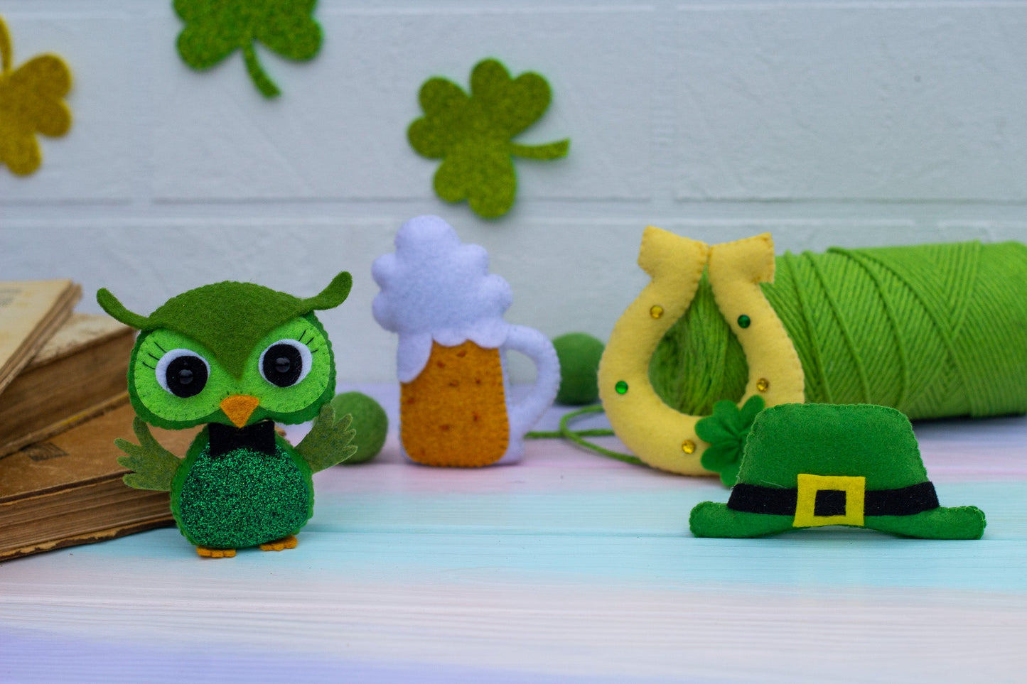 St Patrick's Ornaments - WoollyFox