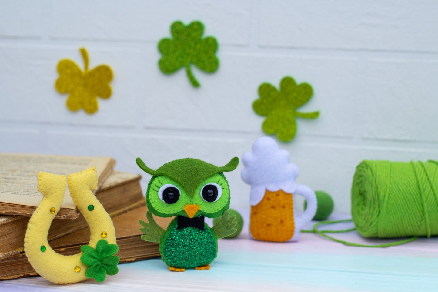 St Patrick's Ornaments - WoollyFox