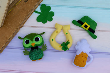 St Patrick's Ornaments - WoollyFox