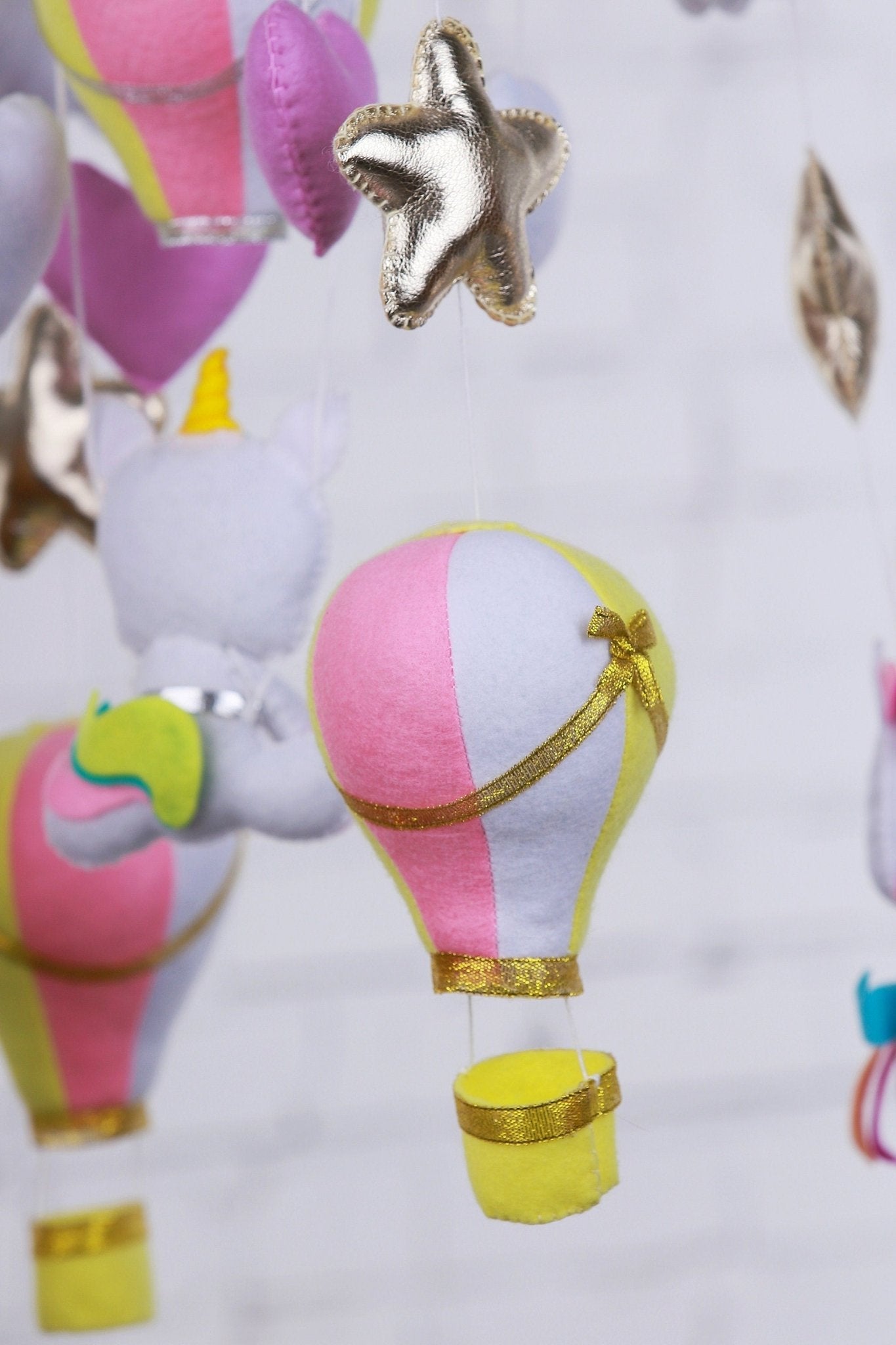 Unicorn Baby Mobile - WoollyFox