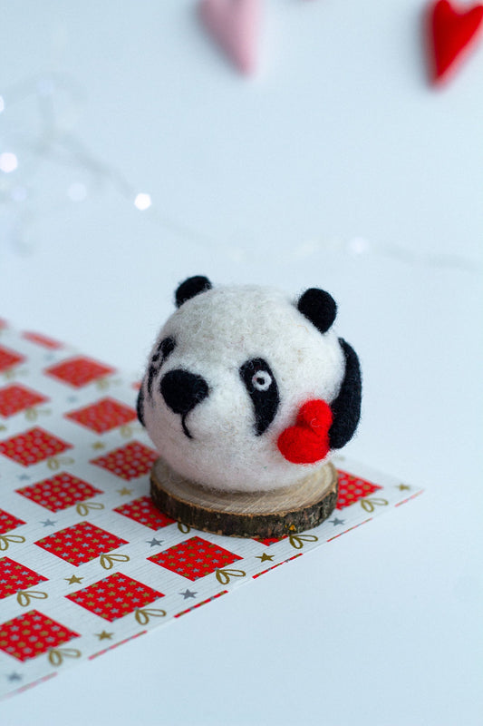 Valentine's Day Gift Panda - WoollyFox