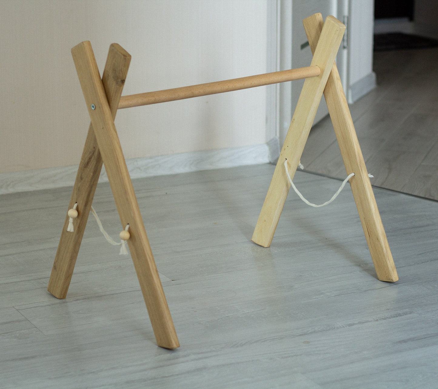 Wooden Baby Gym - WoollyFox