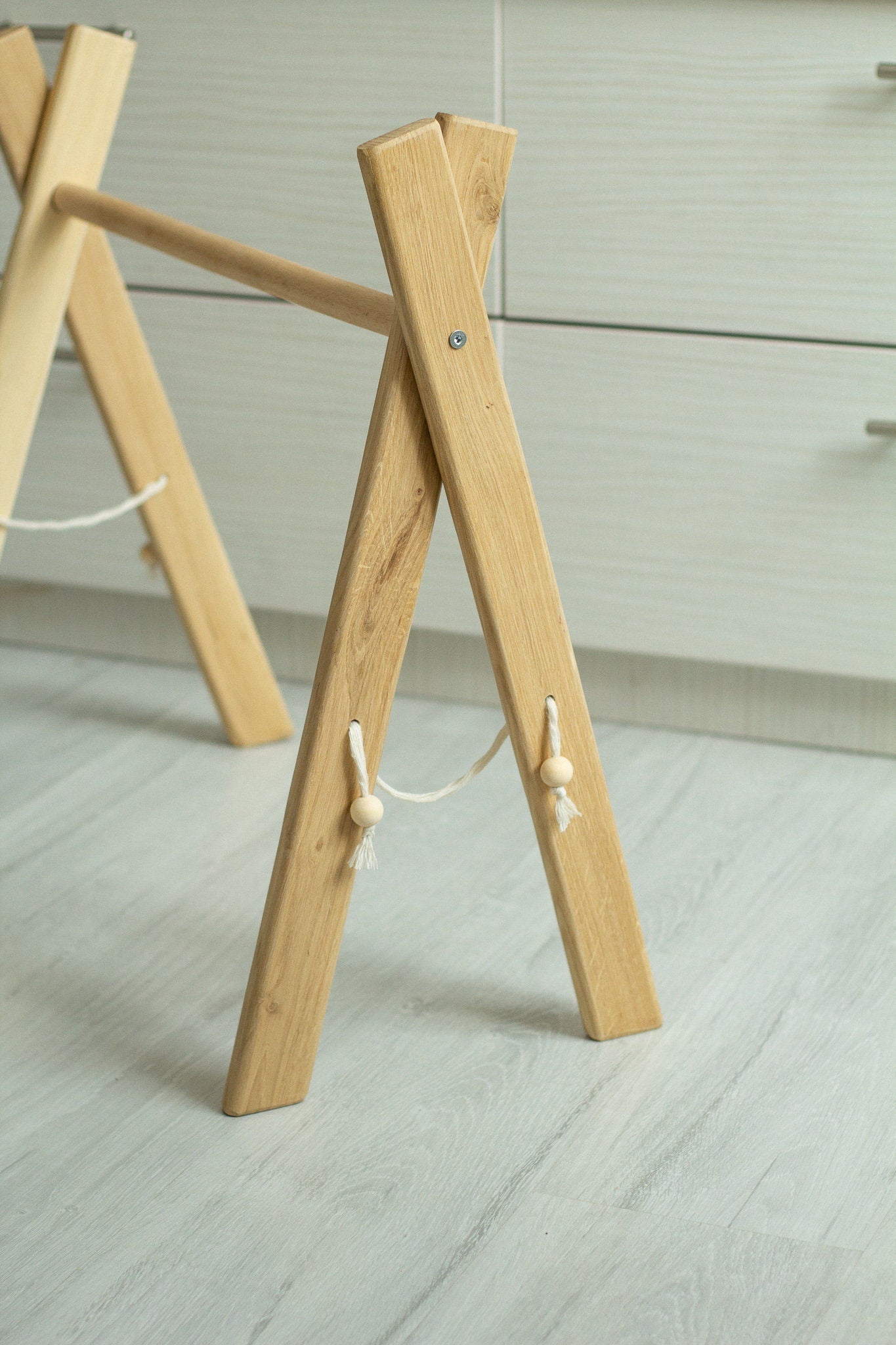 Wooden Baby Gym - WoollyFox