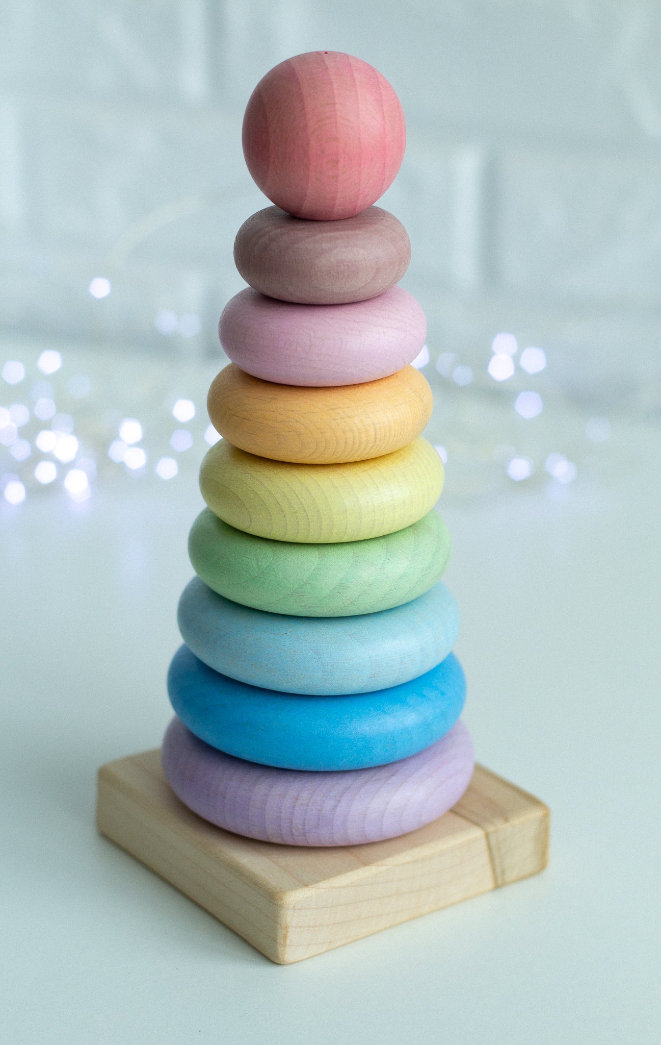 Wooden Ring Pyramid - WoollyFox