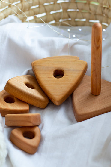Wooden Ring Stacker - WoollyFox