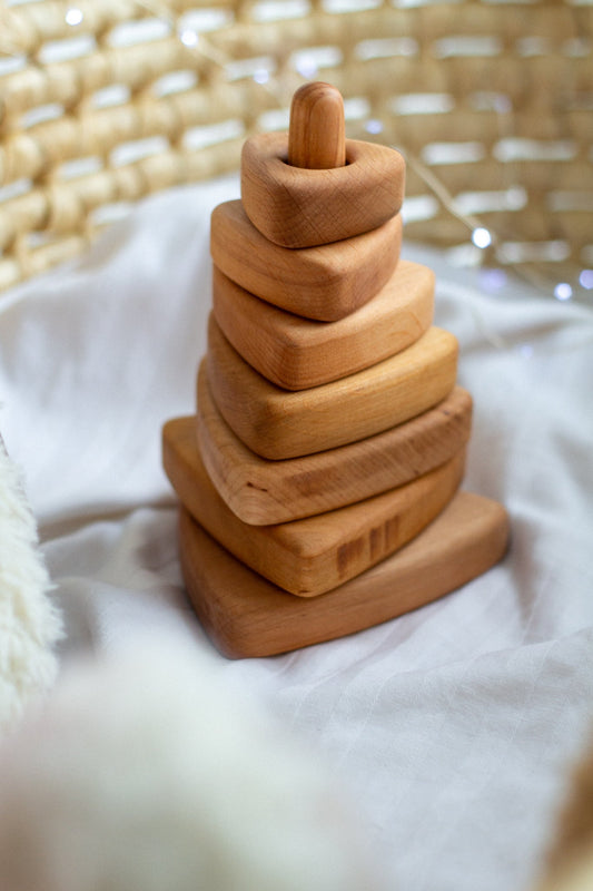 Wooden Ring Stacker - WoollyFox