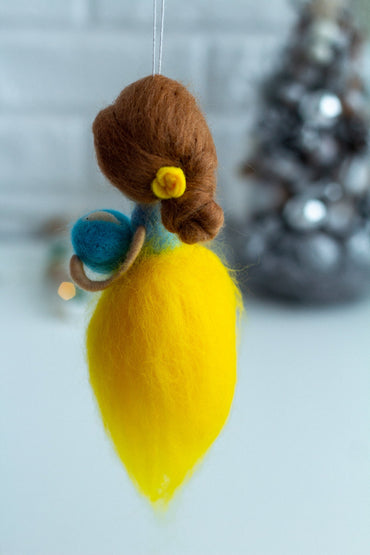 Wool Fairy Mother Ornament - WoollyFox