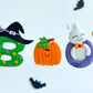 Halloween baby shower garland