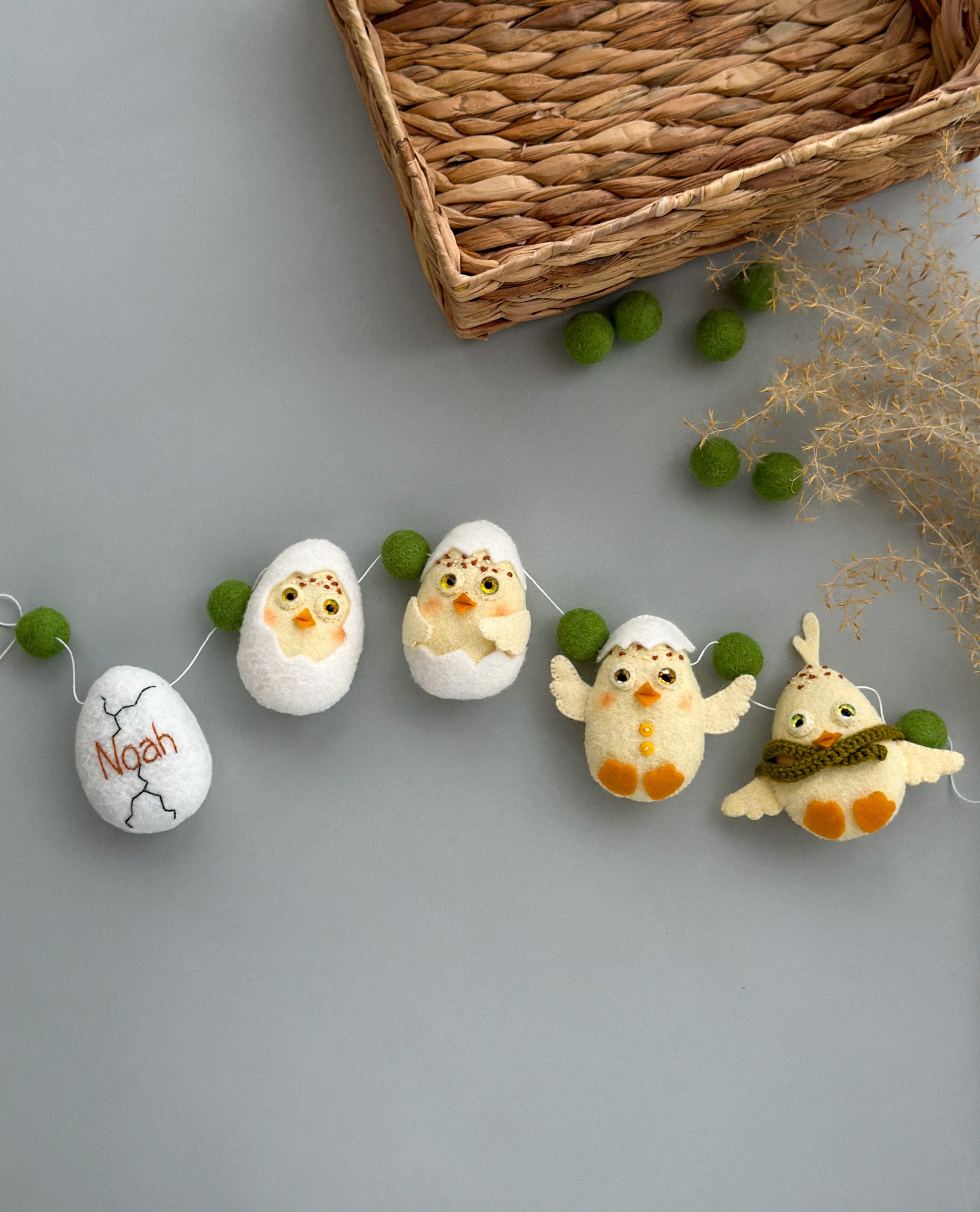 Easter Chick Garland Decor