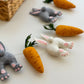 Easter bunny and carrot garland