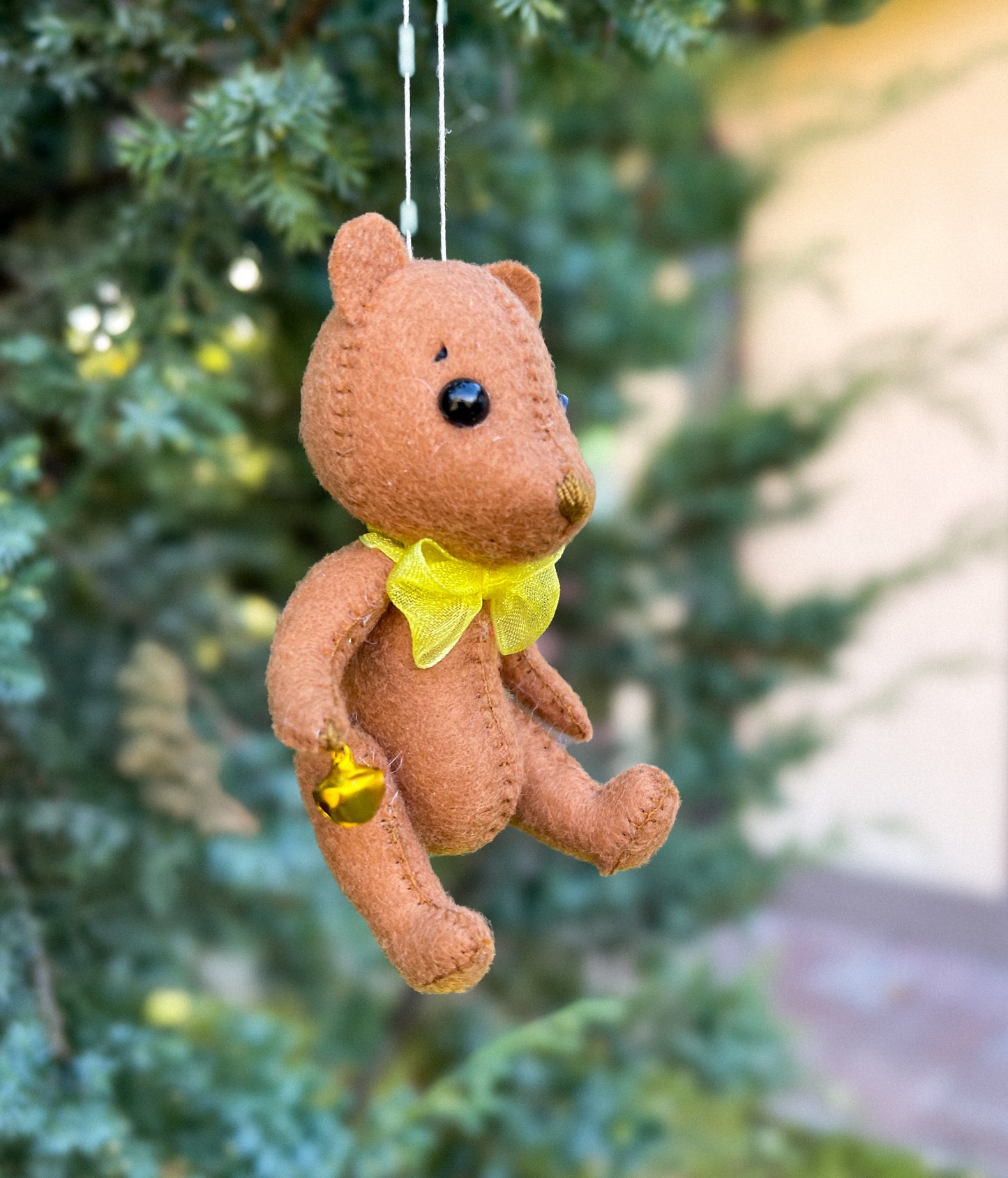 Christmas bear ornament