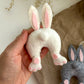 Felt bunny ornament