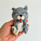 Felted Cat Ornament