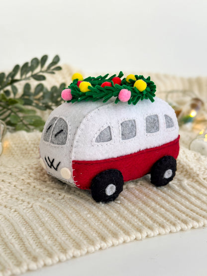Bus Christmas Ornament Toy