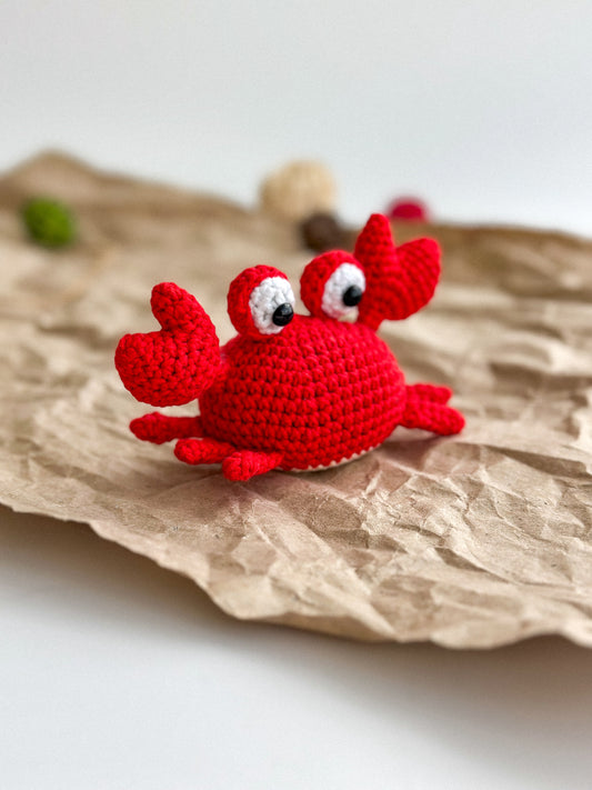 Handmade Crochet crab