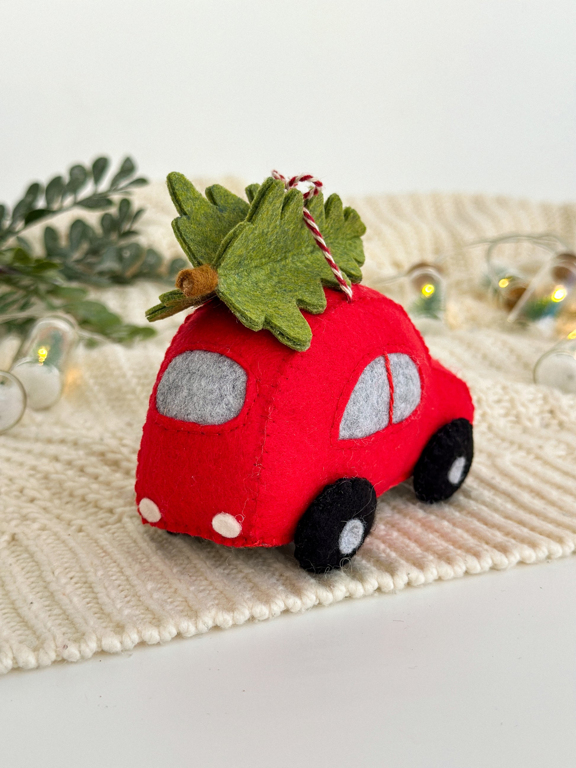 Car Christmas Ornament Felt