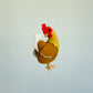 Handcrafted Felt Chicken Ornament