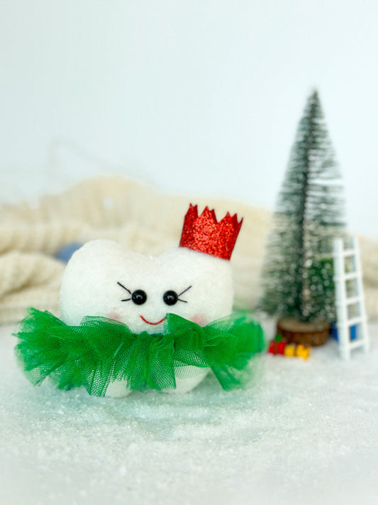 Christmas tooth girl ornament