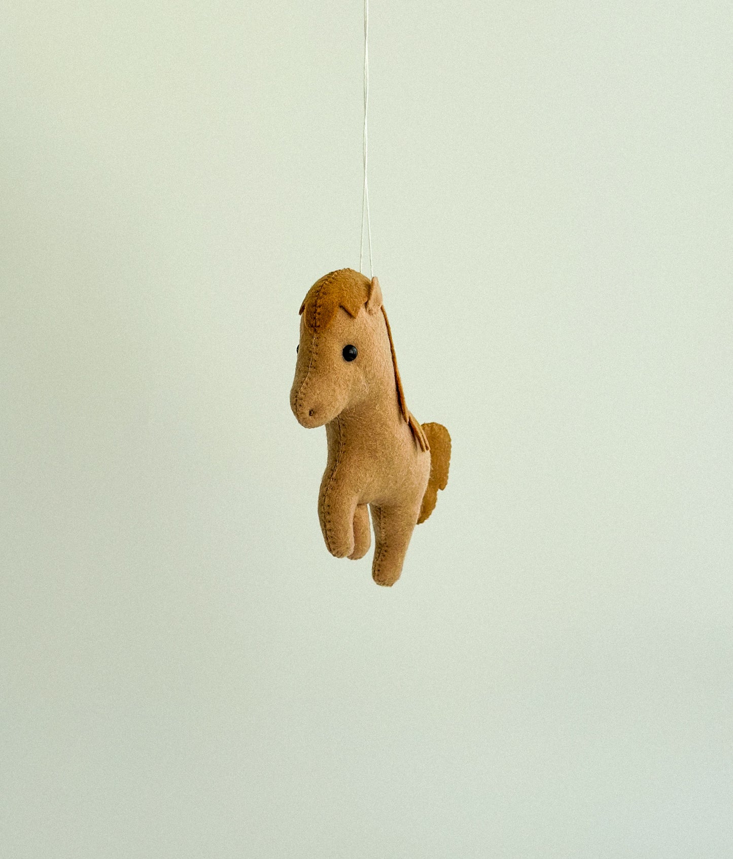Handcrafted Felt Horse Ornament