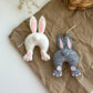 Felt bunny ornament