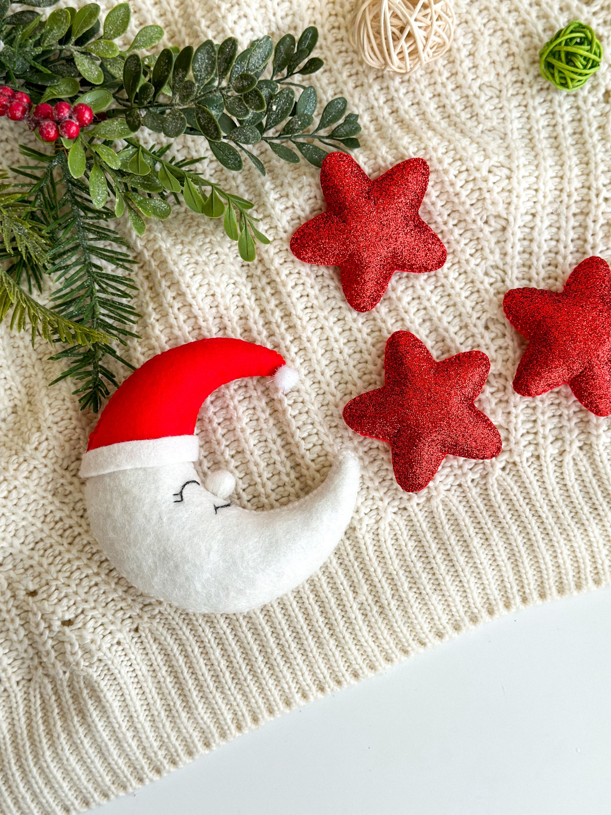 Christmas Ornaments Moon And Stars