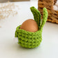 Handcrafted Easter Bunny Egg Basket, Easter decorations, Easter gifts, Crochet egg basket, Crochet Egg Holder