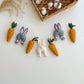 Easter bunny and carrot garland