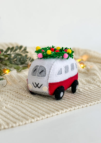 Bus Christmas Ornament Toy