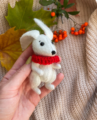 Christmas Rabbit Ornament
