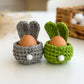 Handcrafted Easter Bunny Egg Basket, Easter decorations, Easter gifts, Crochet egg basket, Crochet Egg Holder