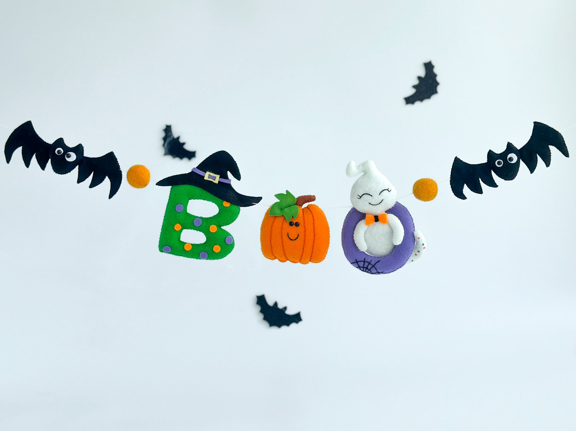 Halloween baby shower garland