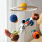 Spaceship baby crib mobile