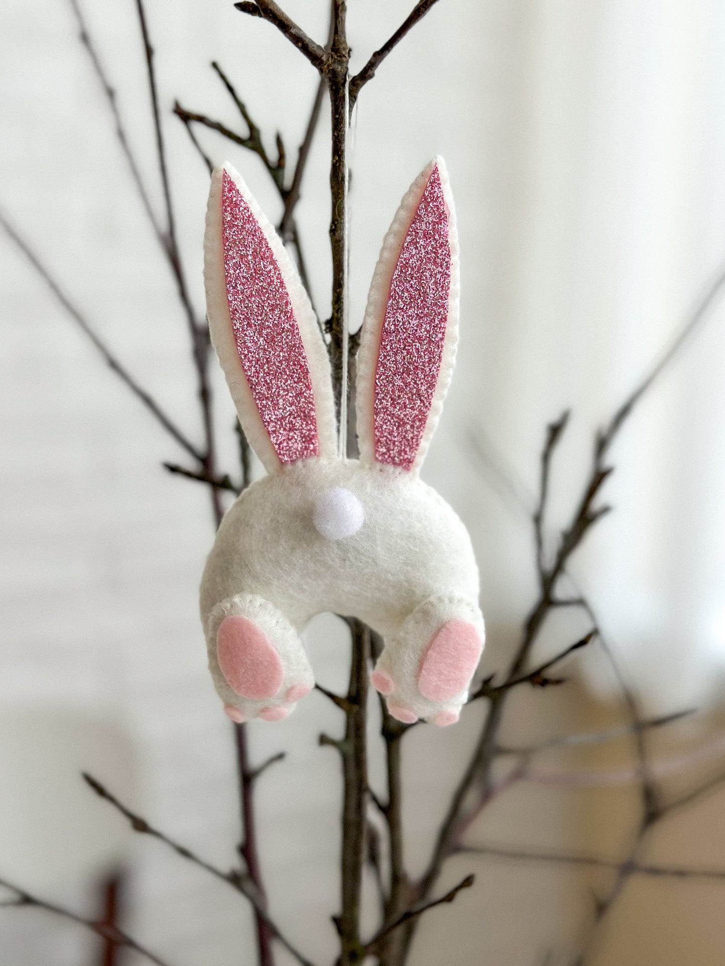 Easter bunny ornament, Easter decorations, Easter gifts, Easter Tree Decor Easter bunny decor, felted easter bunny, spring decor