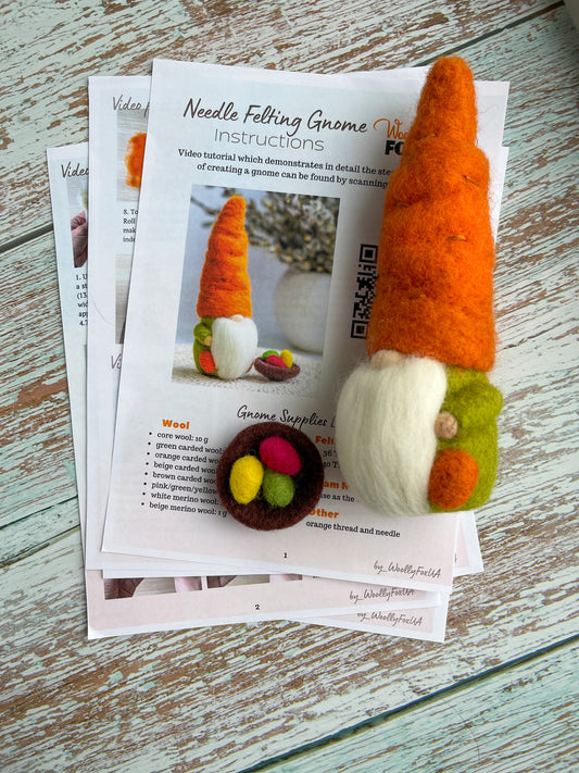Gnomes Needle Felting Craft Kit
