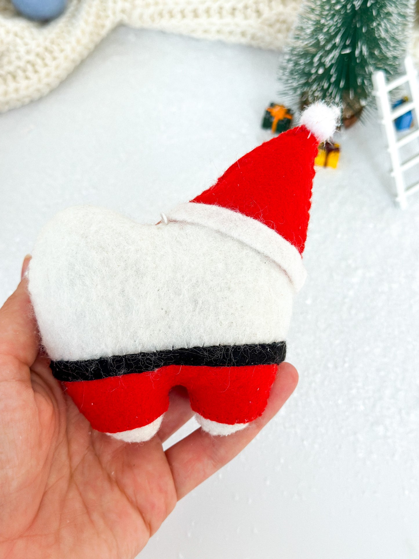 Christmas tooth ornaments