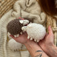 Boucle Sheep Baby crib mobile