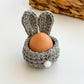 Handcrafted Easter Bunny Egg Basket, Easter decorations, Easter gifts, Crochet egg basket, Crochet Egg Holder