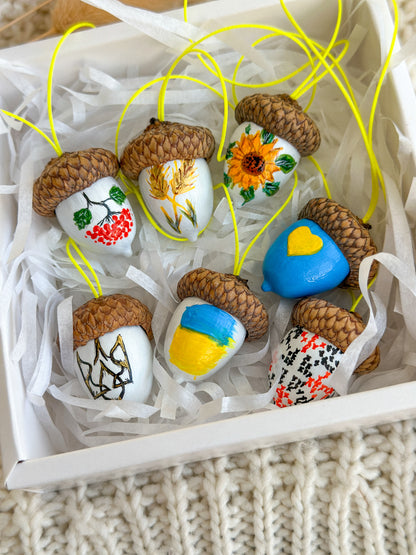 Ukrainian Set Of Acorns