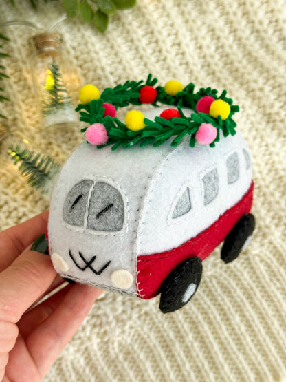 Bus Christmas Ornament Toy