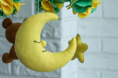 yellow moon mobile 