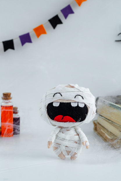 Felt Toy For Halloween Mummy