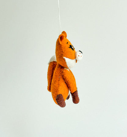 Felt Fox Ornament