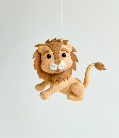 Felt Lion Ornament