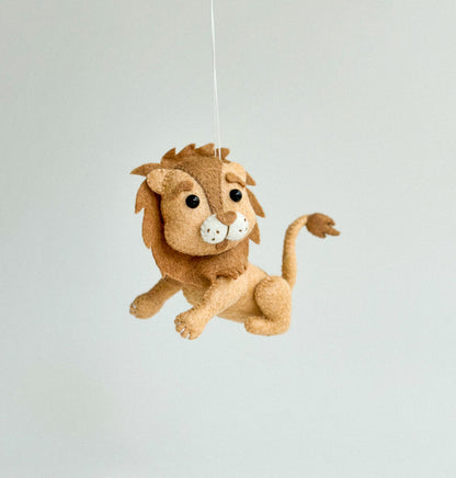Felt Lion Ornament
