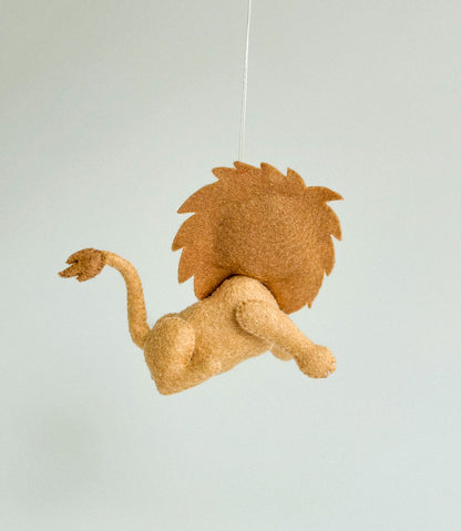 Felt Lion Ornament