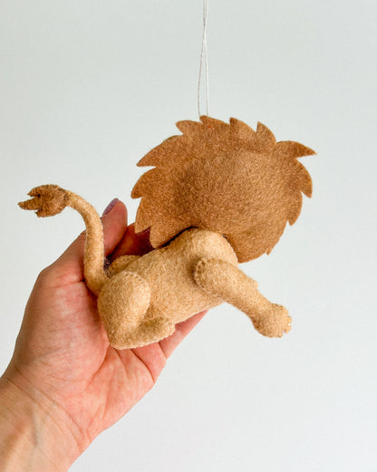 Felt Lion Ornament