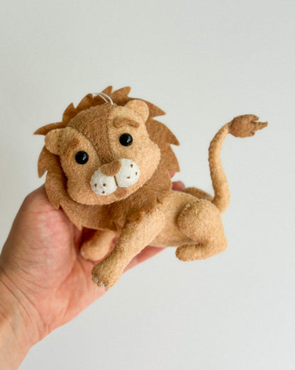 Felt Lion Ornament